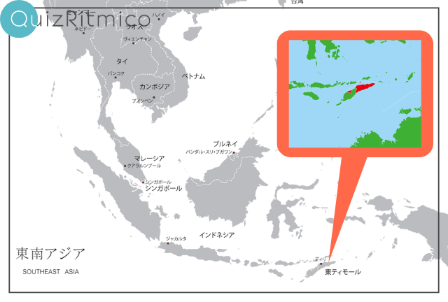東南アジアの地図